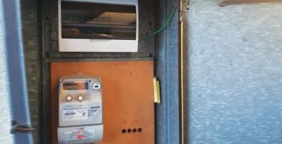 Upgraded switchboard above the meter box