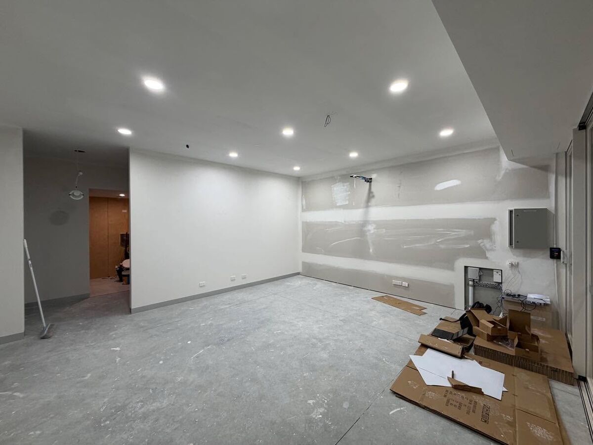 Commercial tenancy fit-out with new LED downlights